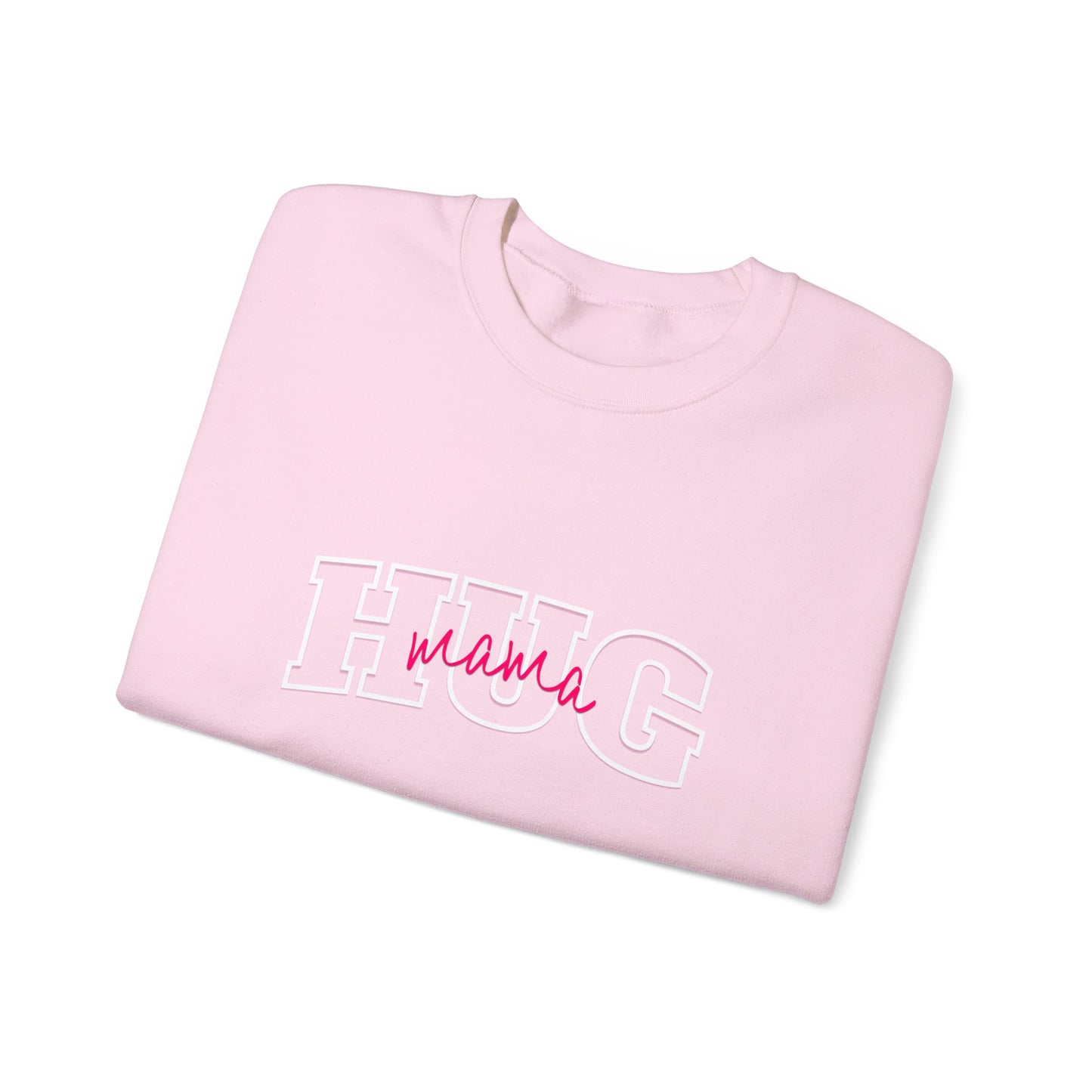 Mama Hug Sweatshirt Unisex Heavy Blend™ Crewneck Sweatshirt, Vintage Sweatshirt, College Sweatshirt, Retro Sweatshirt, Adult, Oversized