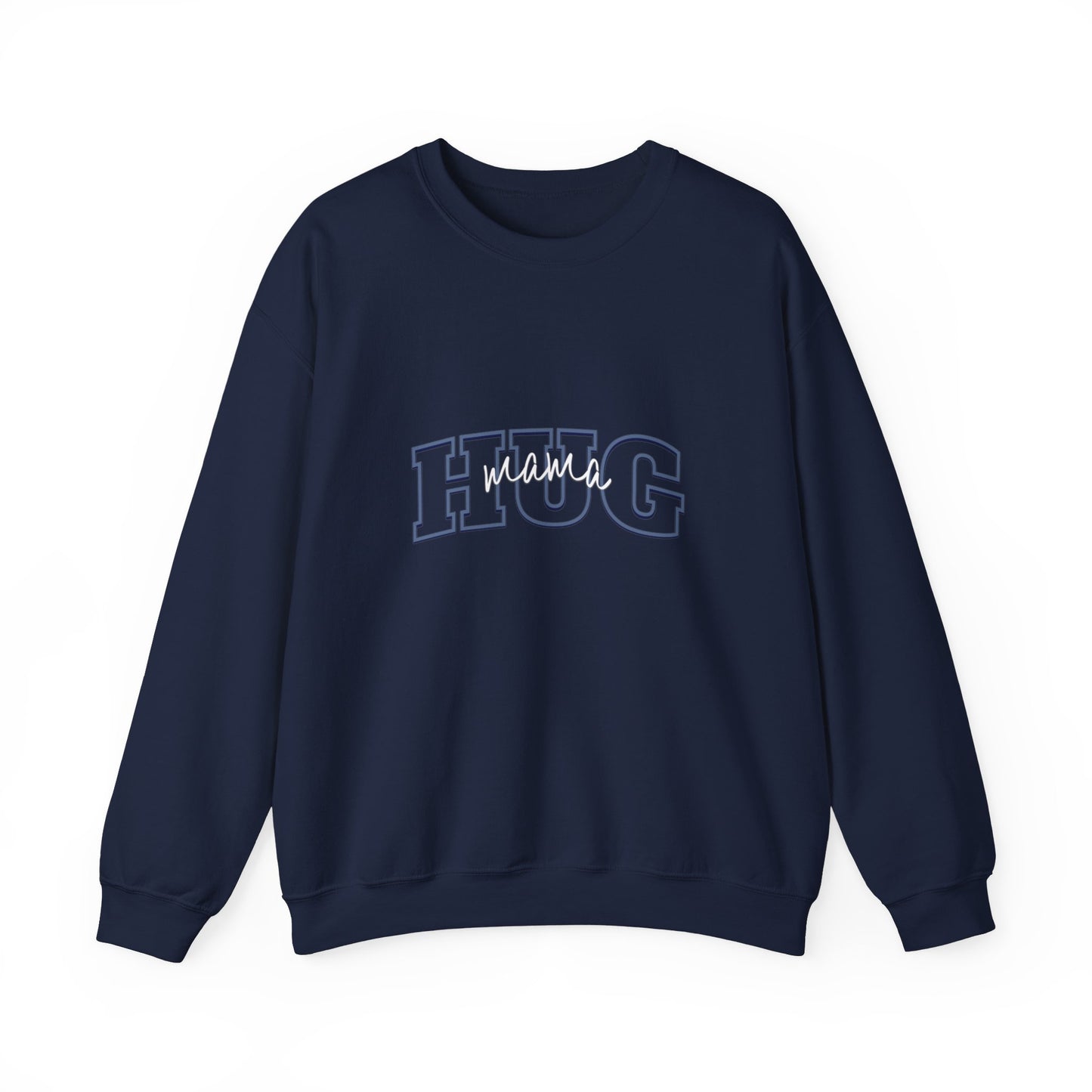 Mama Hug Sweatshirt Unisex Heavy Blend™ Crewneck Sweatshirt, Vintage Sweatshirt, College Sweatshirt, Retro Sweatshirt, Adult, Oversized