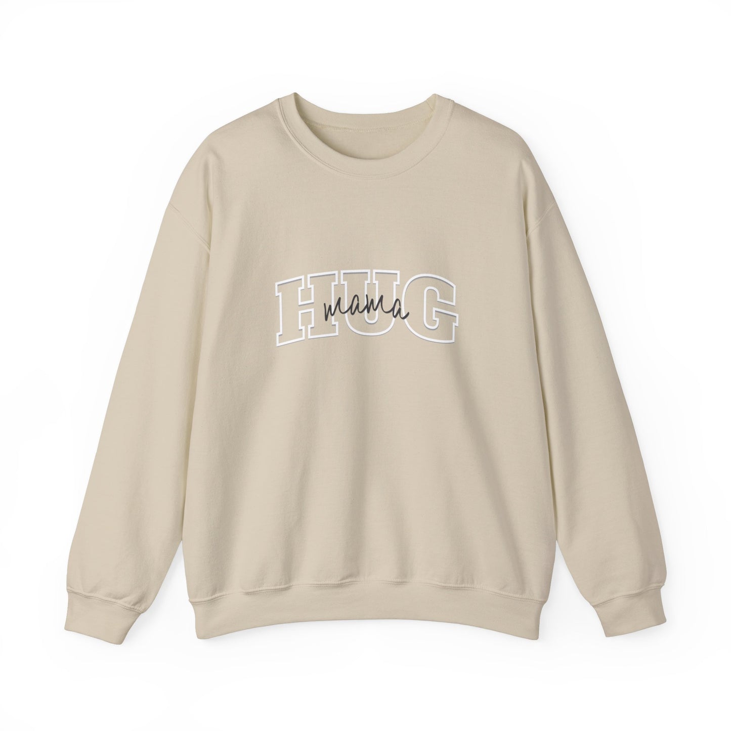 Mama Hug Sweatshirt Unisex Heavy Blend™ Crewneck Sweatshirt, Vintage Sweatshirt, College Sweatshirt, Retro Sweatshirt, Adult, Oversized