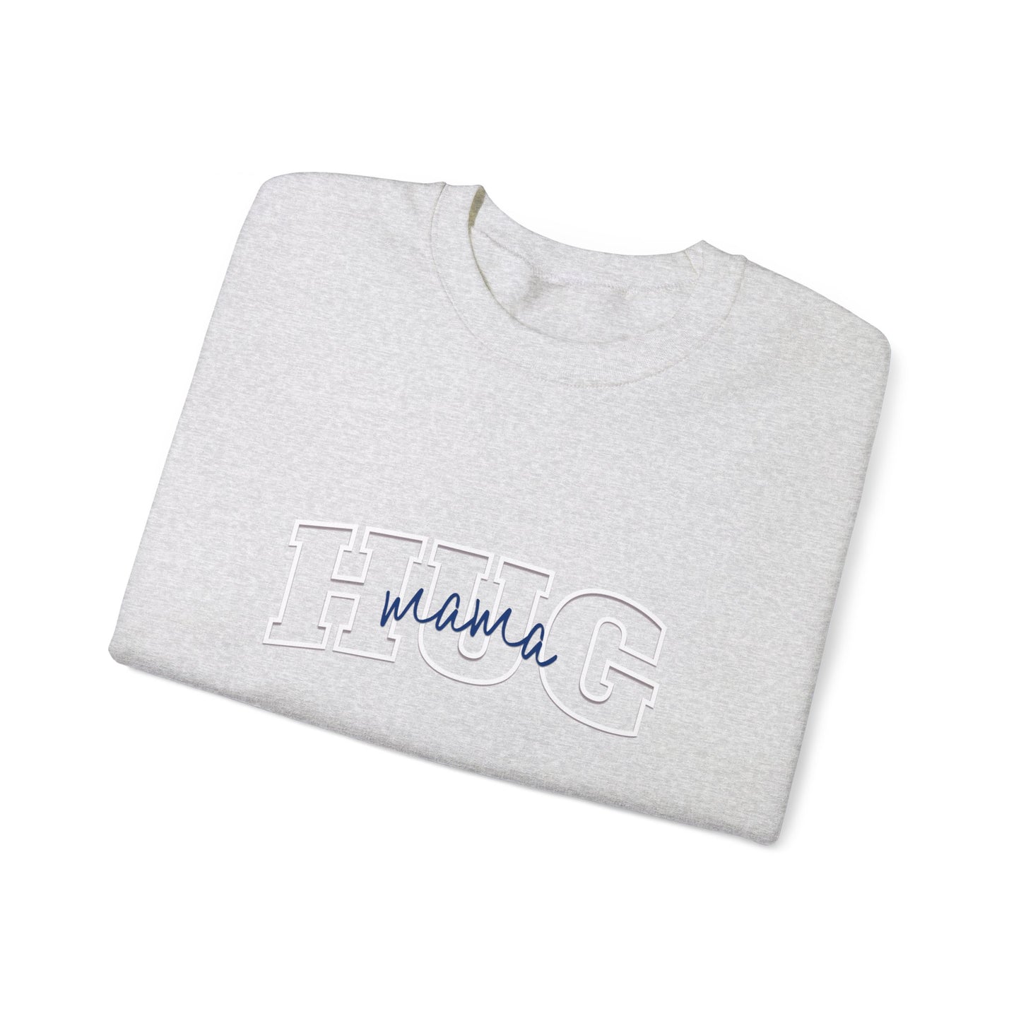 Mama Hug Sweatshirt Unisex Heavy Blend™ Crewneck Sweatshirt, Vintage Sweatshirt, College Sweatshirt, Retro Sweatshirt, Adult, Oversized