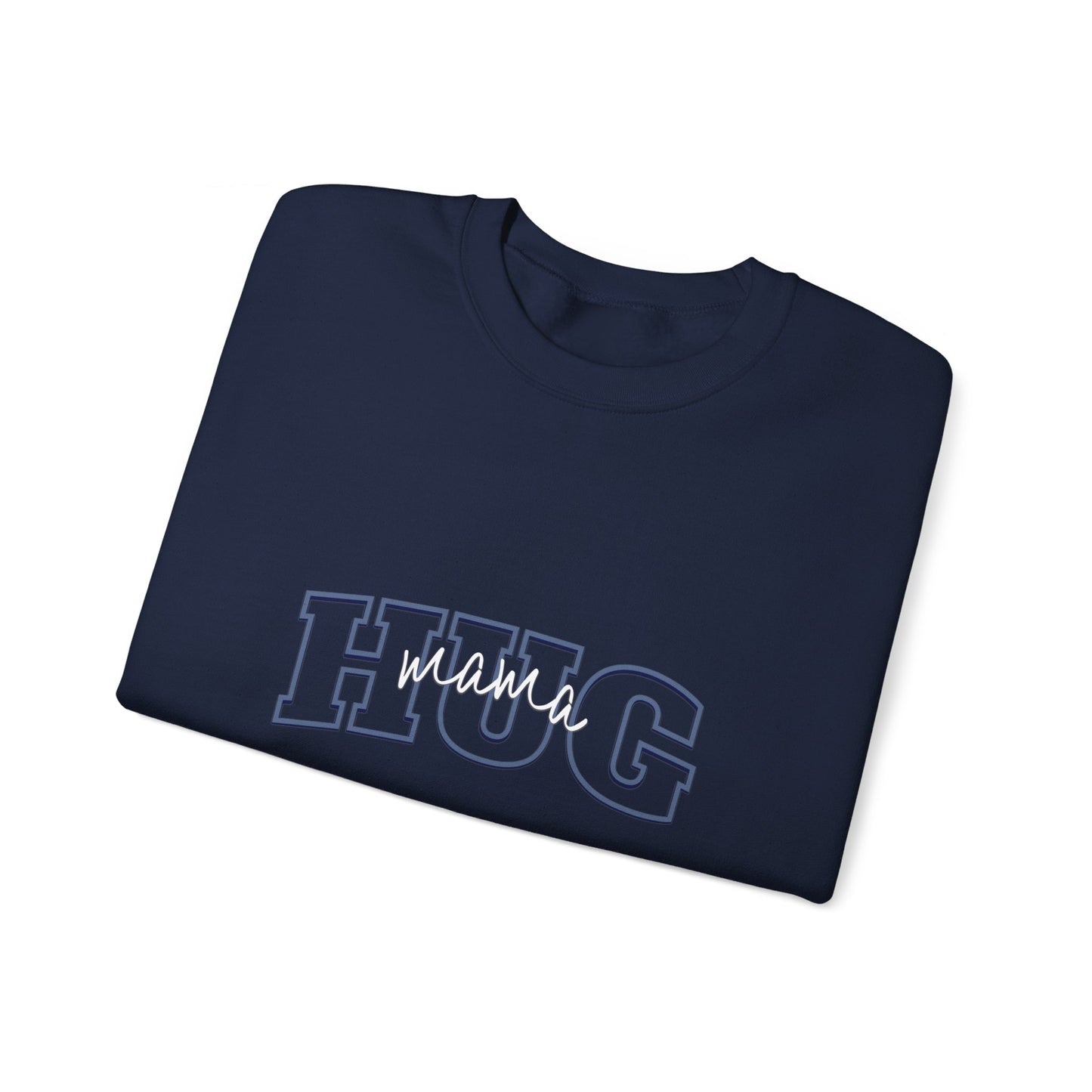 Mama Hug Sweatshirt Unisex Heavy Blend™ Crewneck Sweatshirt, Vintage Sweatshirt, College Sweatshirt, Retro Sweatshirt, Adult, Oversized
