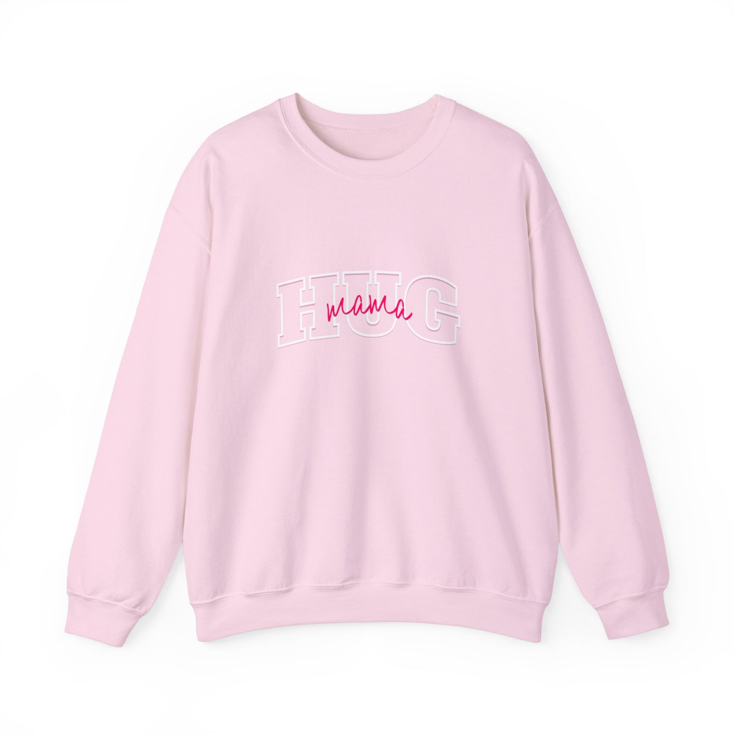 Mama Hug Sweatshirt Unisex Heavy Blend™ Crewneck Sweatshirt, Vintage Sweatshirt, College Sweatshirt, Retro Sweatshirt, Adult, Oversized