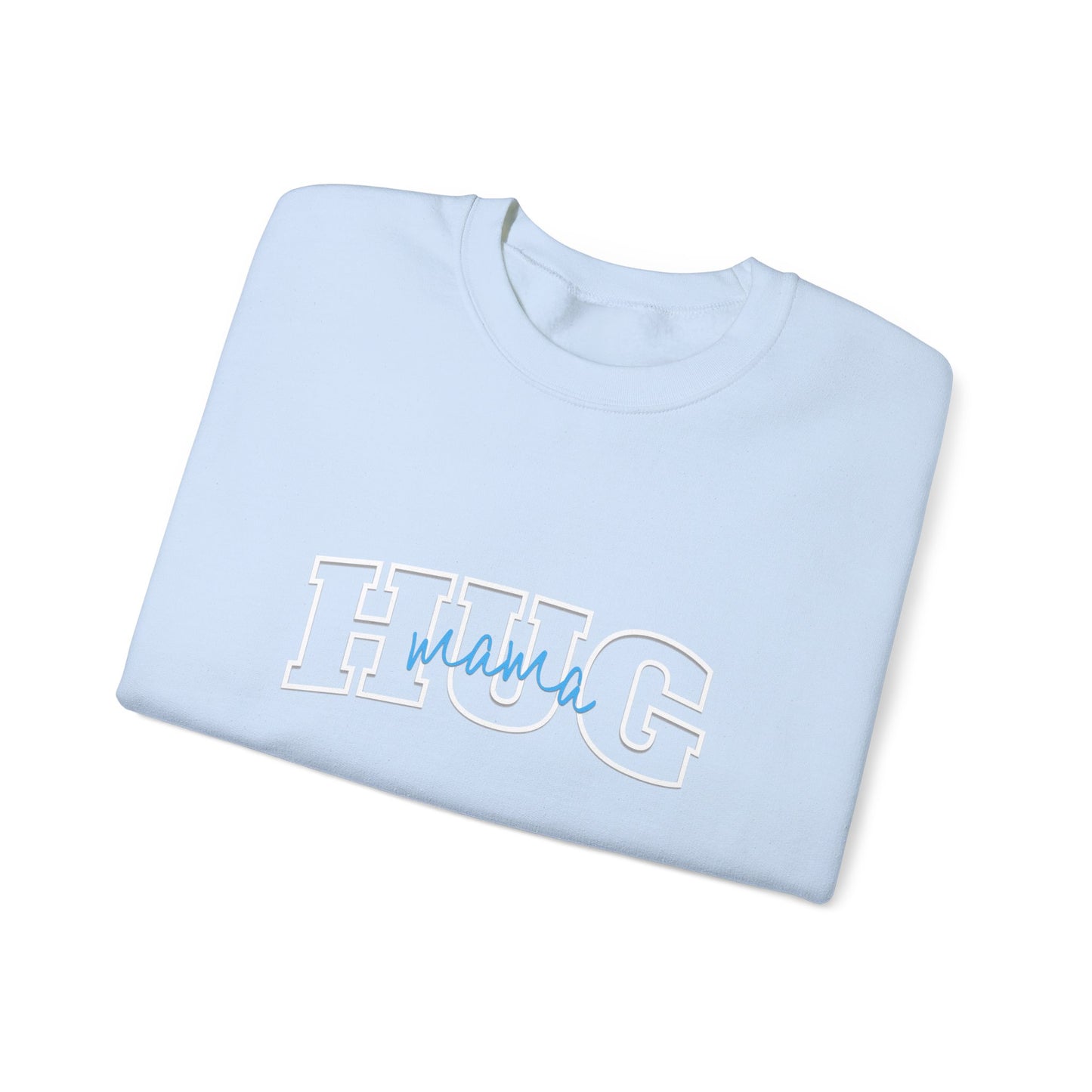 Mama Hug Sweatshirt Unisex Heavy Blend™ Crewneck Sweatshirt, Vintage Sweatshirt, College Sweatshirt, Retro Sweatshirt, Adult, Oversized