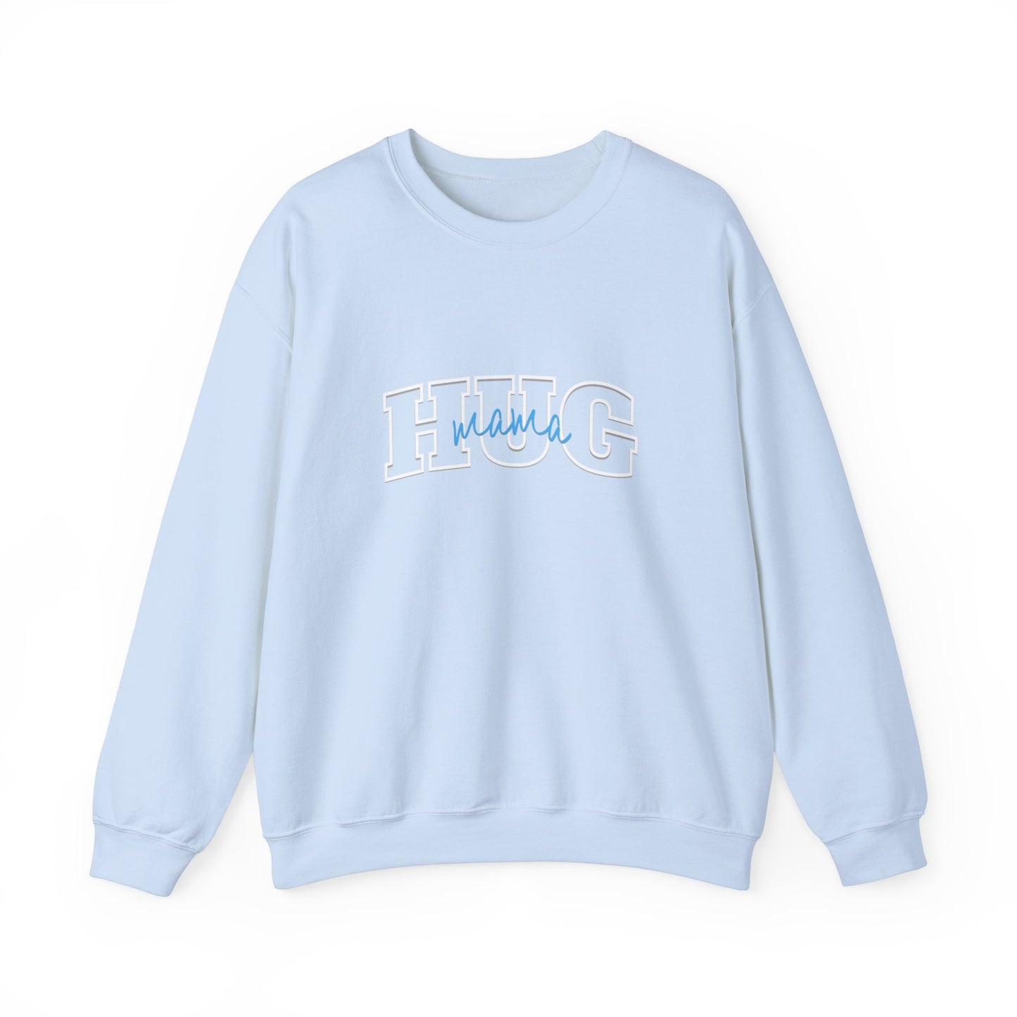 Mama Hug Sweatshirt Unisex Heavy Blend™ Crewneck Sweatshirt, Vintage Sweatshirt, College Sweatshirt, Retro Sweatshirt, Adult, Oversized