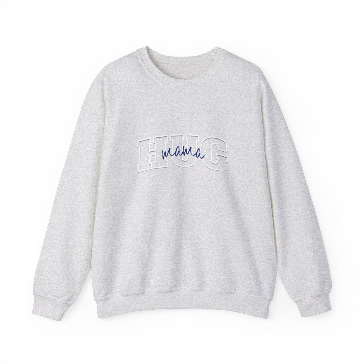 Mama Hug Sweatshirt Unisex Heavy Blend™ Crewneck Sweatshirt, Vintage Sweatshirt, College Sweatshirt, Retro Sweatshirt, Adult, Oversized