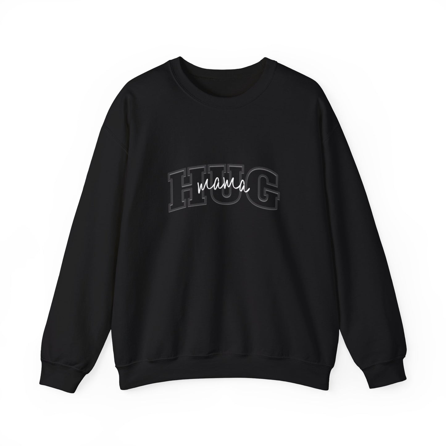 Mama Hug Sweatshirt Unisex Heavy Blend™ Crewneck Sweatshirt, Vintage Sweatshirt, College Sweatshirt, Retro Sweatshirt, Adult, Oversized