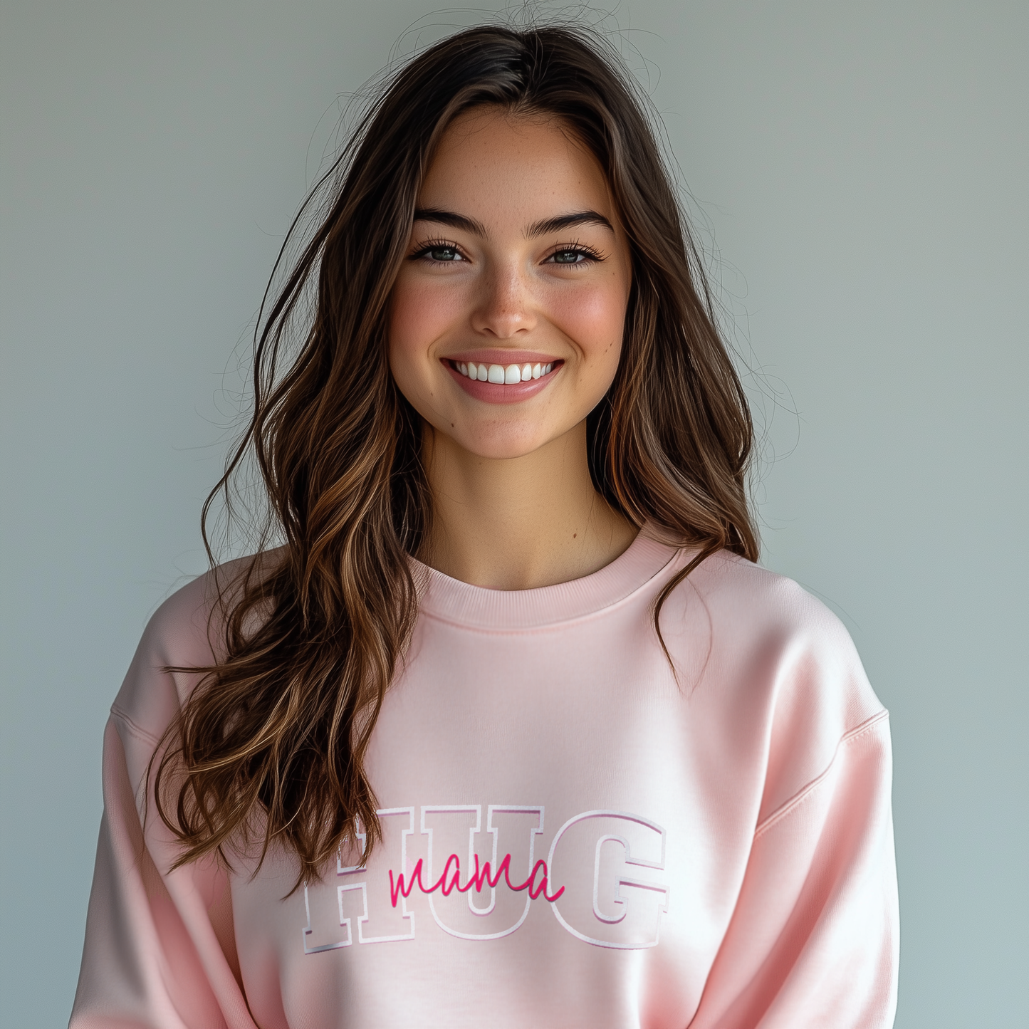 Mama Hug Sweatshirt Unisex Heavy Blend™ Crewneck Sweatshirt, Vintage Sweatshirt, College Sweatshirt, Retro Sweatshirt, Adult, Oversized